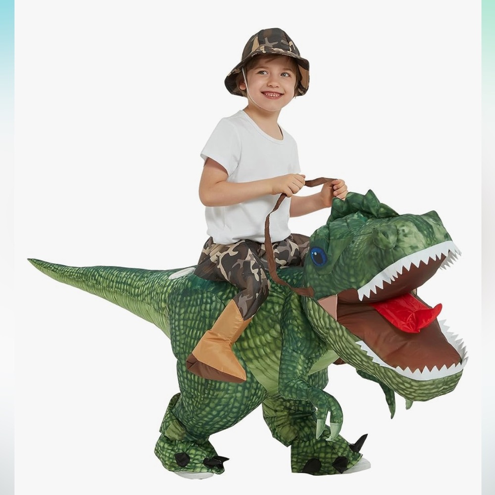 Ride Trex Costume, Riding Dino kids costume size 7 to 10 yrs old